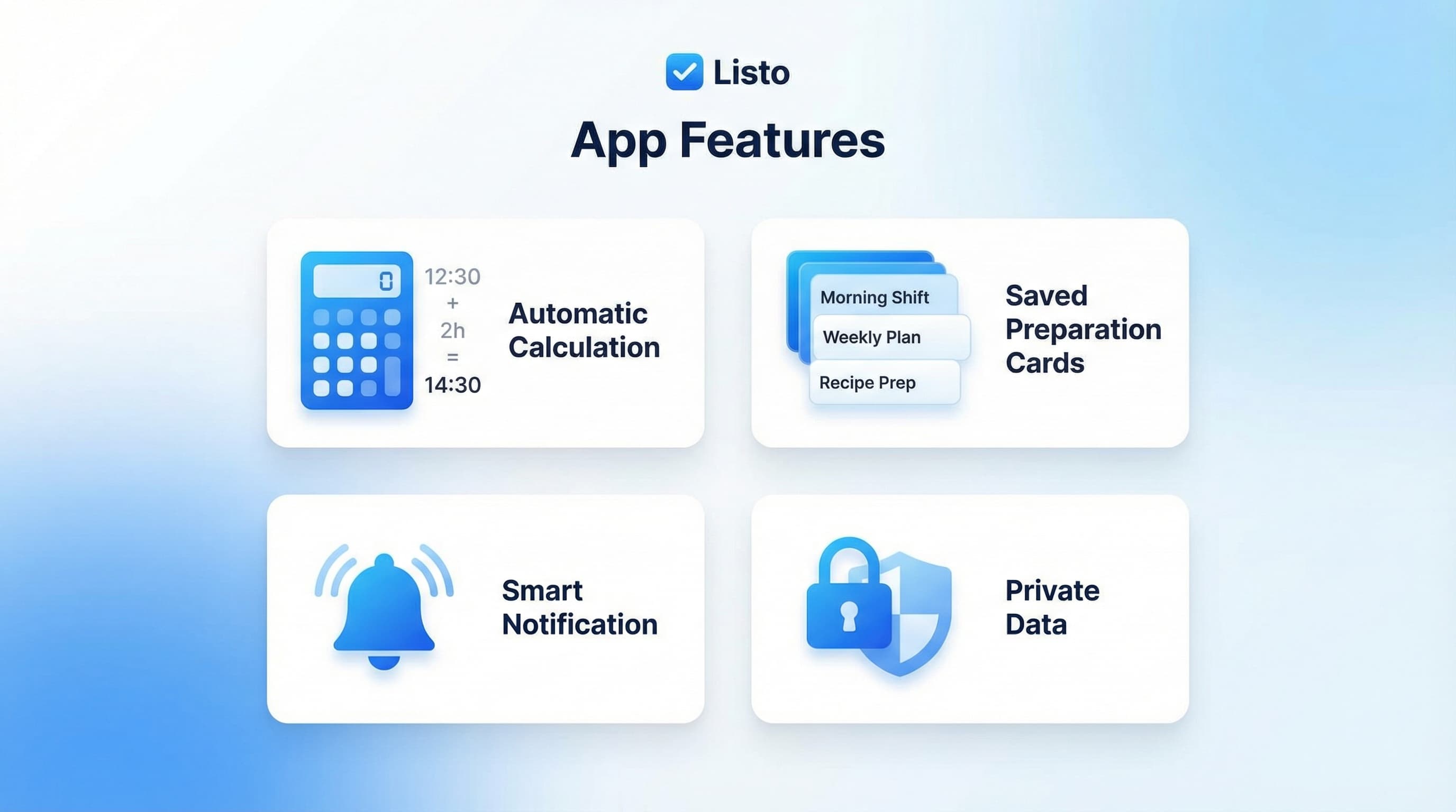 Listo - 스마트 출발 시간 계산 앱 대표 이미지